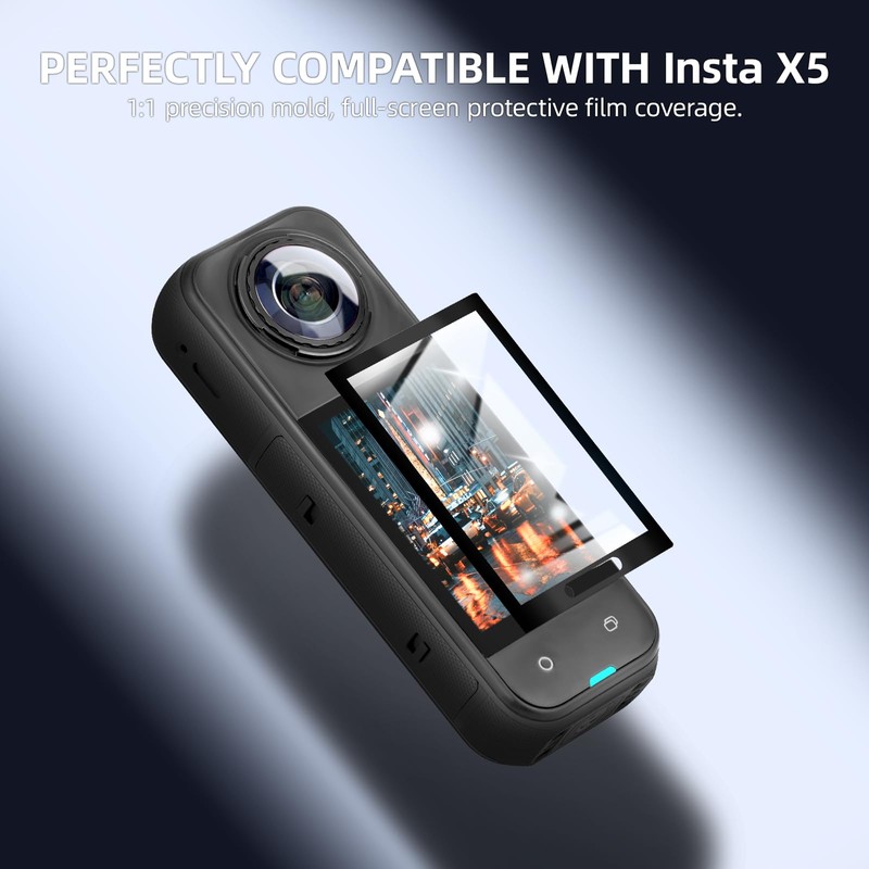 Insta 360 X5 Silicone Base + 2 Pack Screen Protector