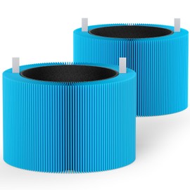 Mbetter 2 Pack Blue Pure 511i Max AllergenBlock Filter Compatible with Blue Pure 511i Max Air Puri-Fier, H13 True HEPA & Activated Carbon Filters