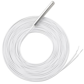 079 Slab Sensor Fits for Floor Temperature Sensing in Floor Heating Applications, Thin Casing Allows for Retrofit Installation Between Tile Spaces, 1 Pack