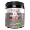 Musashi Pre Workout Shred Green Apple 225g