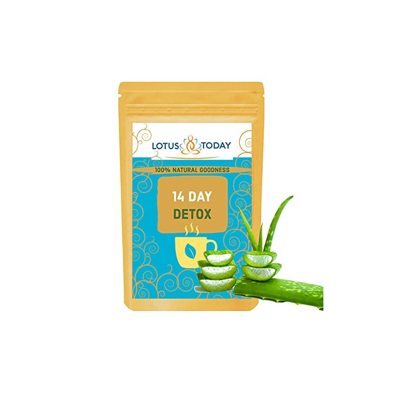 Organic Aloe Vera Herbal Detox Blend for Best Cleansing Effect.