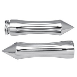 Szmsmy Grip 1.0 inch (25.4 mm) Motorcycle Parts Aluminum Plated Spear Type 30638