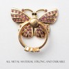 [2 Packs] Butterfly Glitter Bling Bling Phone Ring Holder, Sparkle
