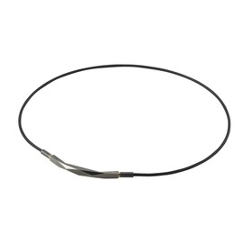 phiten(ファイテン) ネックレス RAKUWAネック ダイヤモンドカット ブラック 50cm