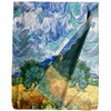 GFM® Silk Blend Painting Based Summer Scarf (Van Gogh-Wheat Field