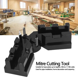 Mitre Measuring Cutting Tool, 2 in 1 Mitre Angles Cutting Tool 85 to 180°Angle Miter Saw Protractor Tool Measuring and Sawing Woodworking Cutting Tool for DIYers, Carpenters