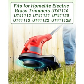 FurnyQuaint Weed Eater Spool Cap Cover AC41HCA Fit for Homelite Electric String Trimmer UT41110, UT41112, UT41121, UT41120, UT41113, UT41122, UT41112B Auto-Feed Head Spool Cap 2 Pcs