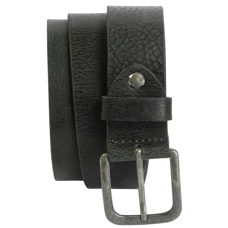 Harrys-Collection HC Men's Women's Leather Belt Buffalo Leather with Antique