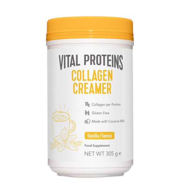 Vital Proteins Collagen Coffee Creamer, Collagen Peptides Supplement - with Energy-Boosting MCTs - Vanilla 305g