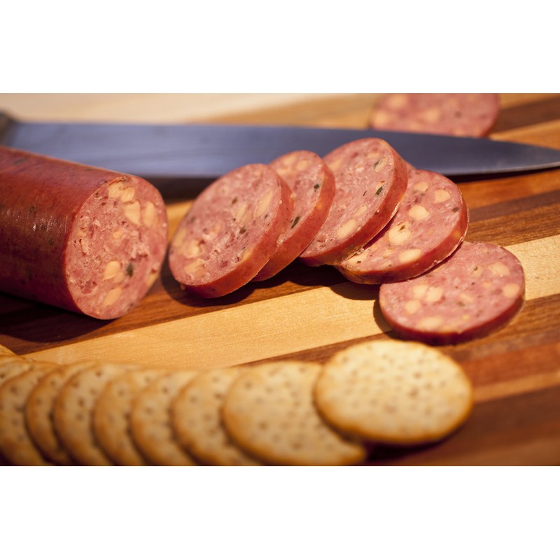 Bison Summer Sausage - Jalapeno Cheddar - case of 4