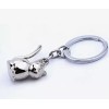 Unbranded 3D Cat Silver Charm Pendant Key chain Gift KeyChain