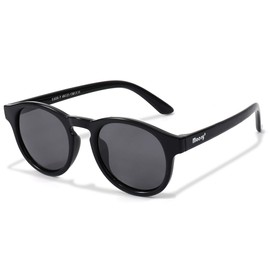 Maesy Novi Children's Sunglasses for 6-12 Years - UV400 Polarised Protection - Flexible and Flexible Frame - Safe and Comfortable Sunglasses Children, black