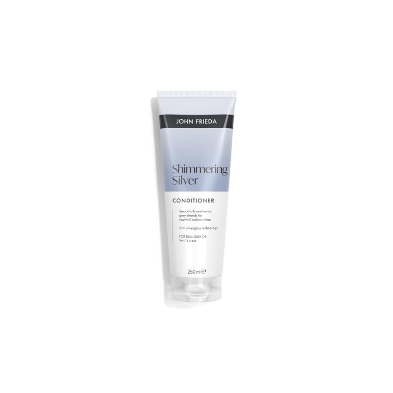 John Frieda Shimmering Silver Conditioner 250ml. Grey Hair Care with