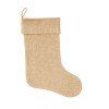 Mojeska Christmas Decoration Stocking Burlap Natural Jute Wall Hanging Sale!
