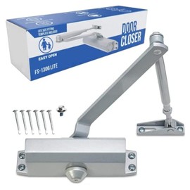 FS-1306 Hydraulic Auto Door-Closer Grade 3 (Silver - Easy Open)