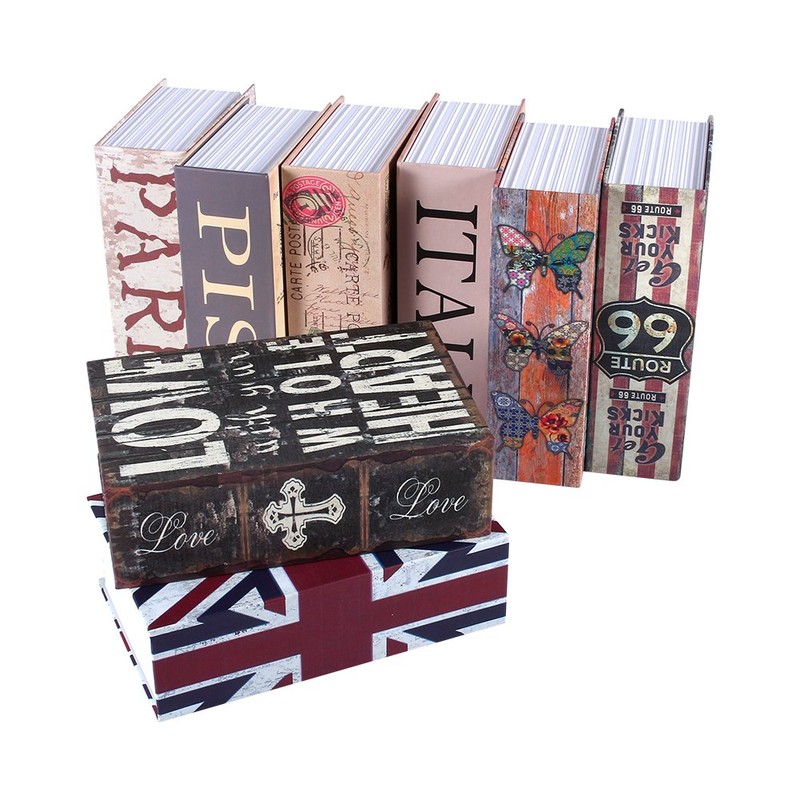 Security Box, Haofy Book Safe with 2 Keys, Lockable Cash