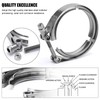 EVTSCAN 3-Inch Universal Stainless Steel V-Band Clamp, with T-Bolt, Leak-Proof
