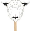 Passover Character Masks, Laminated Pesach Stick Puppets for Seder