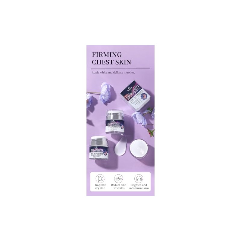 Crema Reafirmante Cuello Escote Hidratante Antiarrugas Rostro Mujeres Hombres