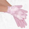 Pares Guantes Exfoliantes 100 Nailon Doble Textura Spa Masajes Eliminación