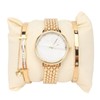 3pcs Women Watch Bracelet Set Gillter Elegant Hypoallergenic Waterproof Quartz