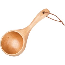 IBLAY Wooden Kitchen Scoop Ladle for Bath Salt Canisters Flour Scoop Ladles for Cooking Bath Tablespoon