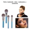 Divina Creacion Set 13 Brochas C/estuche Maquillaje Profesional Suave Pince