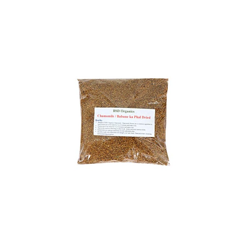BSD Organics Chamomile/Babune ka Phal Dried for Tea, drinks, Hair