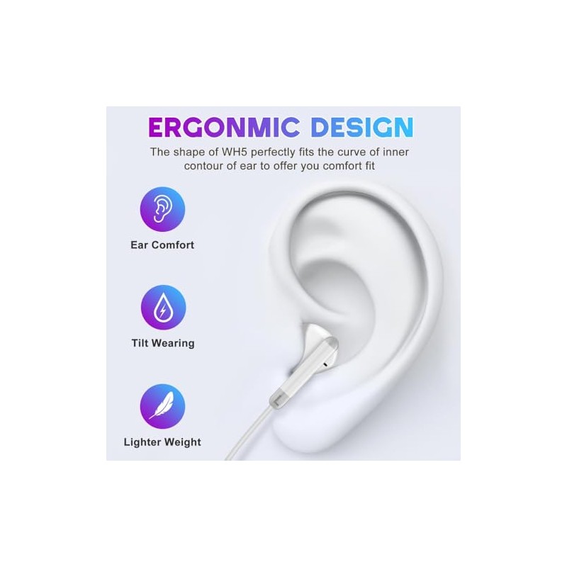 Auriculares con cable tipo C con micrófono, auriculares estéreo de