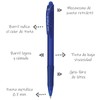 Pentel BX417-C Bolígrafo Feel-It, Retráctil Punta Fina, Azul