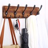 WEBI Coat Rack Wall Mounted,Wood Coat Hooks Wall Mounted,16" Hole