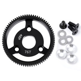 LSG Steel Spur Gear 76T 86T 48P Main Gears for Tra-xxas 1/10 Slash 2wd Upgrade Parts (76T)