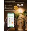 GLOWRIUM Grow Lights for Indoor Plants,Plant Light with 3/9/12/16H Grow