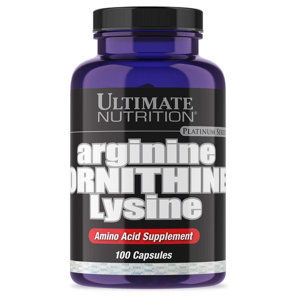 Ultimate Nutrition Arginine Ornithine Lysine -with L-Arginine, L-Ornithine, L-Lysine -Triple Amino Acid Supplement