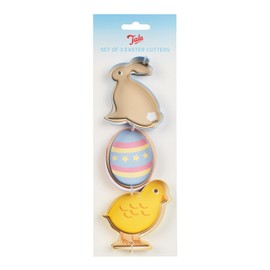 Tala Set of 3 Easter Cutters, Stainless-Steel Cutters, Perfect for Decorating and Gifting, Dishwasher Safe
