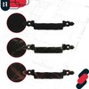 KOTARBAU® Set of 2 Forged Door Handles 200 mm Black