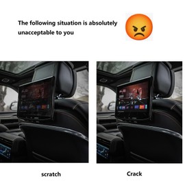 [2-Pack] for 2023-2025 Jeep Grand Wagoneer Rear Entertainment System 10.1" Screen Protector Cover - 3mm Shockproof Neoprene, Anti-Scratch, Washable, Prevents Screen Cracking