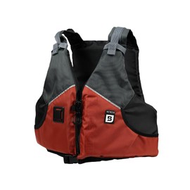 BLUESTORM Trek Kayak Life Jacket for Adults | US Coast Guard (USCG) Approved Type 3 Universal Foam Life Vest Preserver (PFD) for Kayaking, Paddling, SUP, Fishing & More (Legendary Copper)
