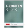 Brunnen Writing Pad T Accounts Pad A4, 25 sheets, A4,