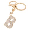 HAORQEE Alphabet Keychain Initial Letter Keyring Gifts for Women Teenage