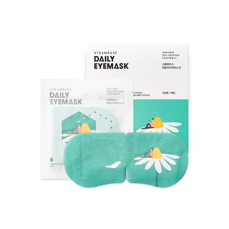 STEAMBASE Daily Eye Mask 5ea (Chamomile Crown) - STEAMBASE Daily