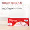Tranquility TopLiner Disposable Booster Pads, Mini (10.5" x 2.75"), Flow-Through