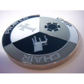 A Chip, Chair, and a Prayer Heavy Poker Card Guard Hand Protector NEW