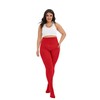 CozyWow Women's Tights Elastic Semi Opaque Tights Plus Sizes XL-4XL,