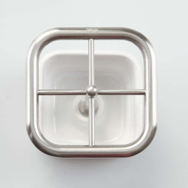 InterDesign Gia Toothbrush Holder Stand for Bathroom Vanity Countertops -