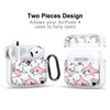 MOSNOVO Case for Airpods 4, Protective Clear Case with Shockproof