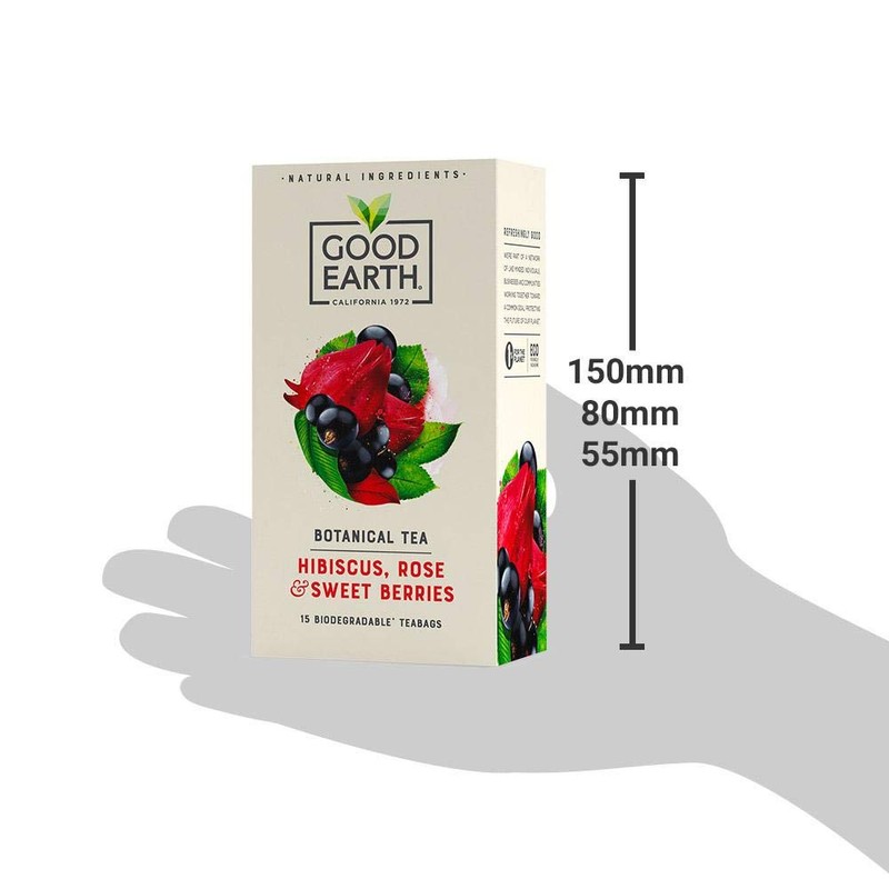 Good Earth Hibiscus, Sweet Berries & Rose Tea - Herbal