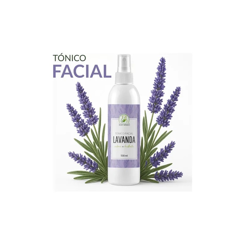 Tonico Facial De Lavanda Anti Acne (500ml)