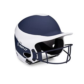 RIP-IT | Vision Pro Softball Batting Helmet | Matte | Two-Tone Navy | Lightweight Women's Sport Equipment