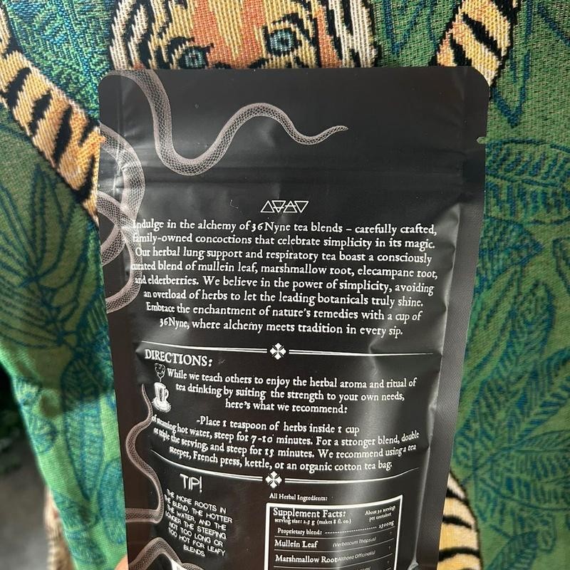 Lung Support (Smoker's Tea/Respiratory loose leaf blend) - Specification: One